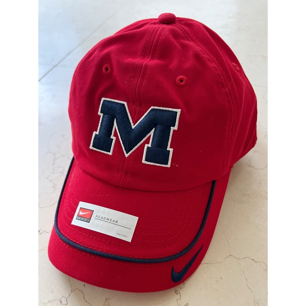 Nike The University of Mississippi Ole Miss Red Adjustable Hat